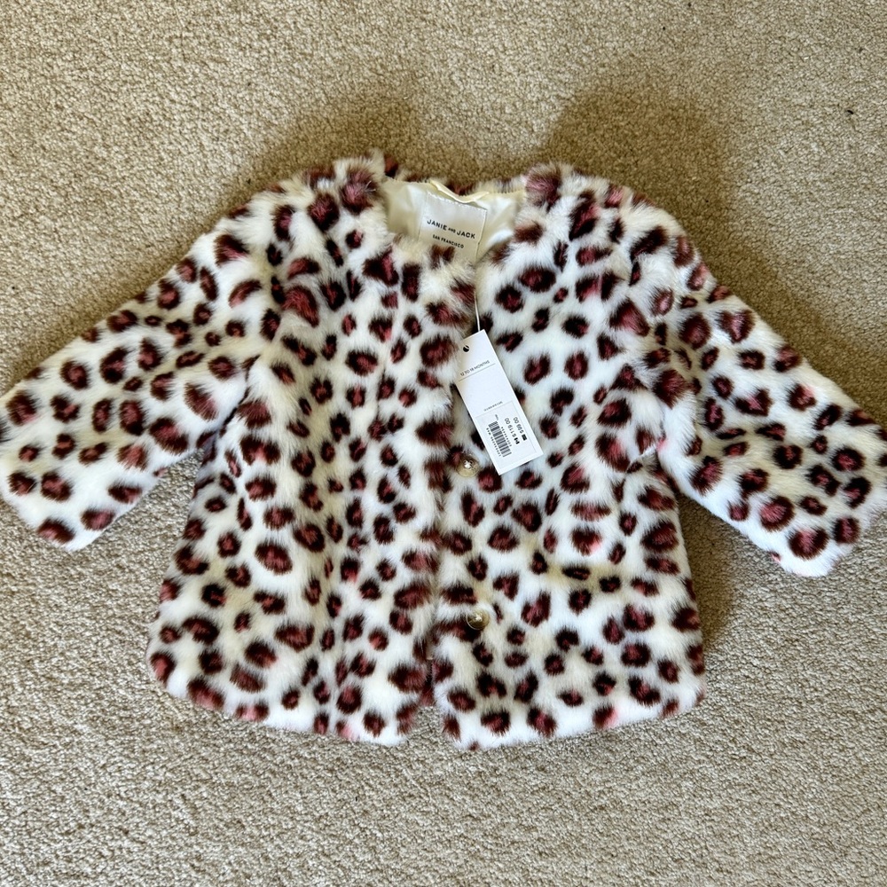 Janie & Jack Faux Fur Jacket